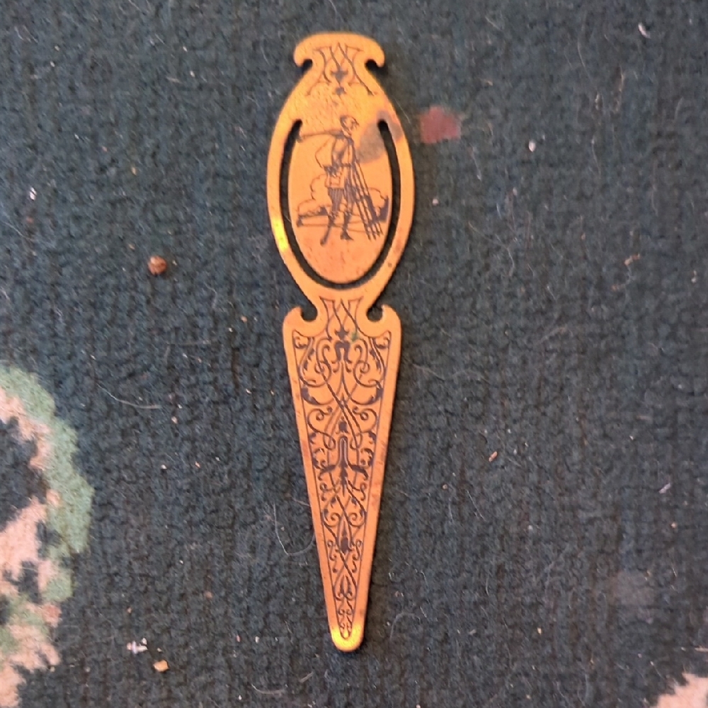 Gold Decorative Bookmark